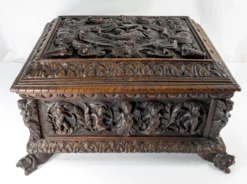 Returns & Exchanges -Chairish Shop 17th or 18th century italian baroque carved cassone casket chest or box 5192 scaled