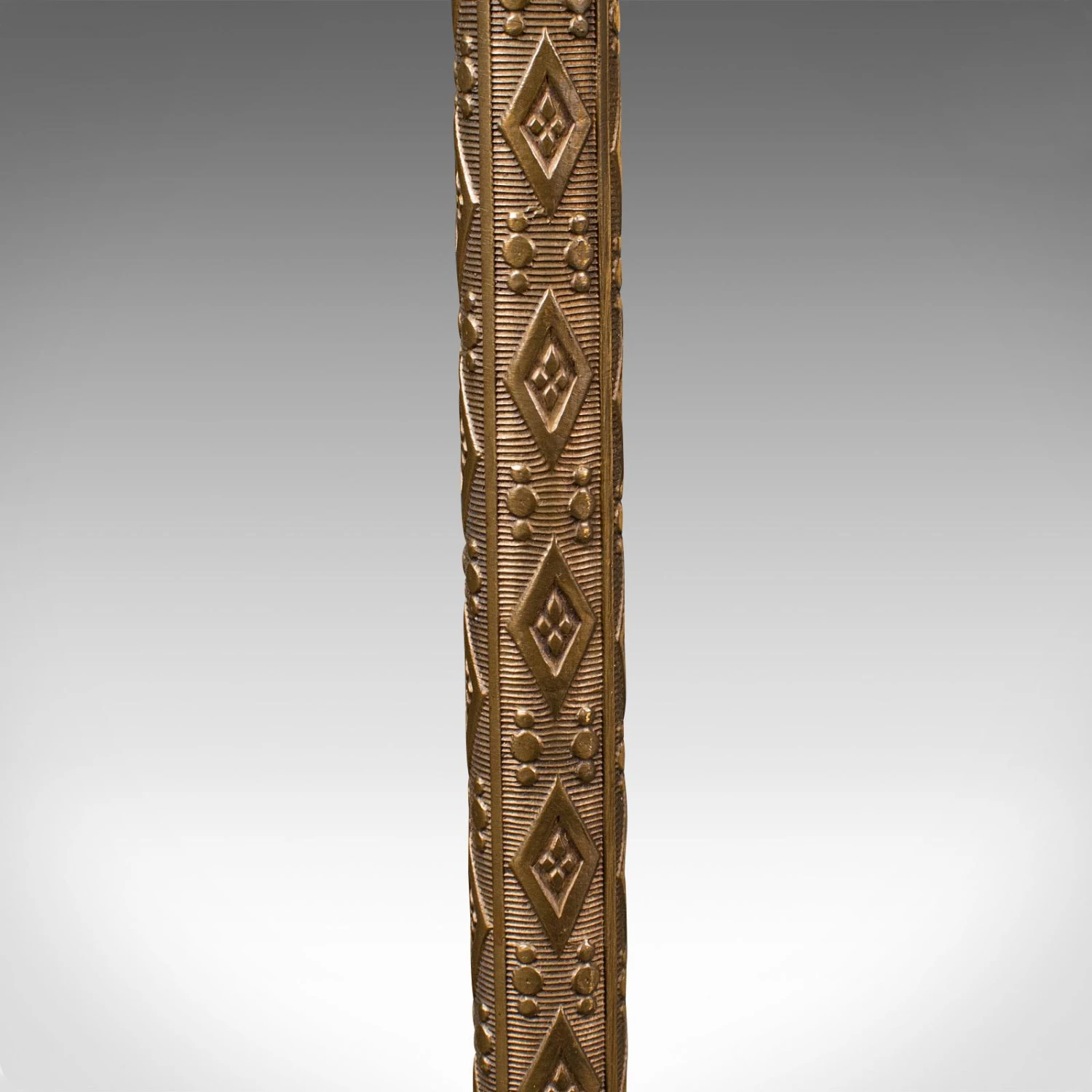 1880s Antique Victorian French Brass Art Nouveau Stick Stand 7 1880s Antique Victorian French Brass Art Nouveau Stick Stand - Image 7