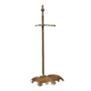 1880s Antique Victorian French Brass Art Nouveau Stick Stand