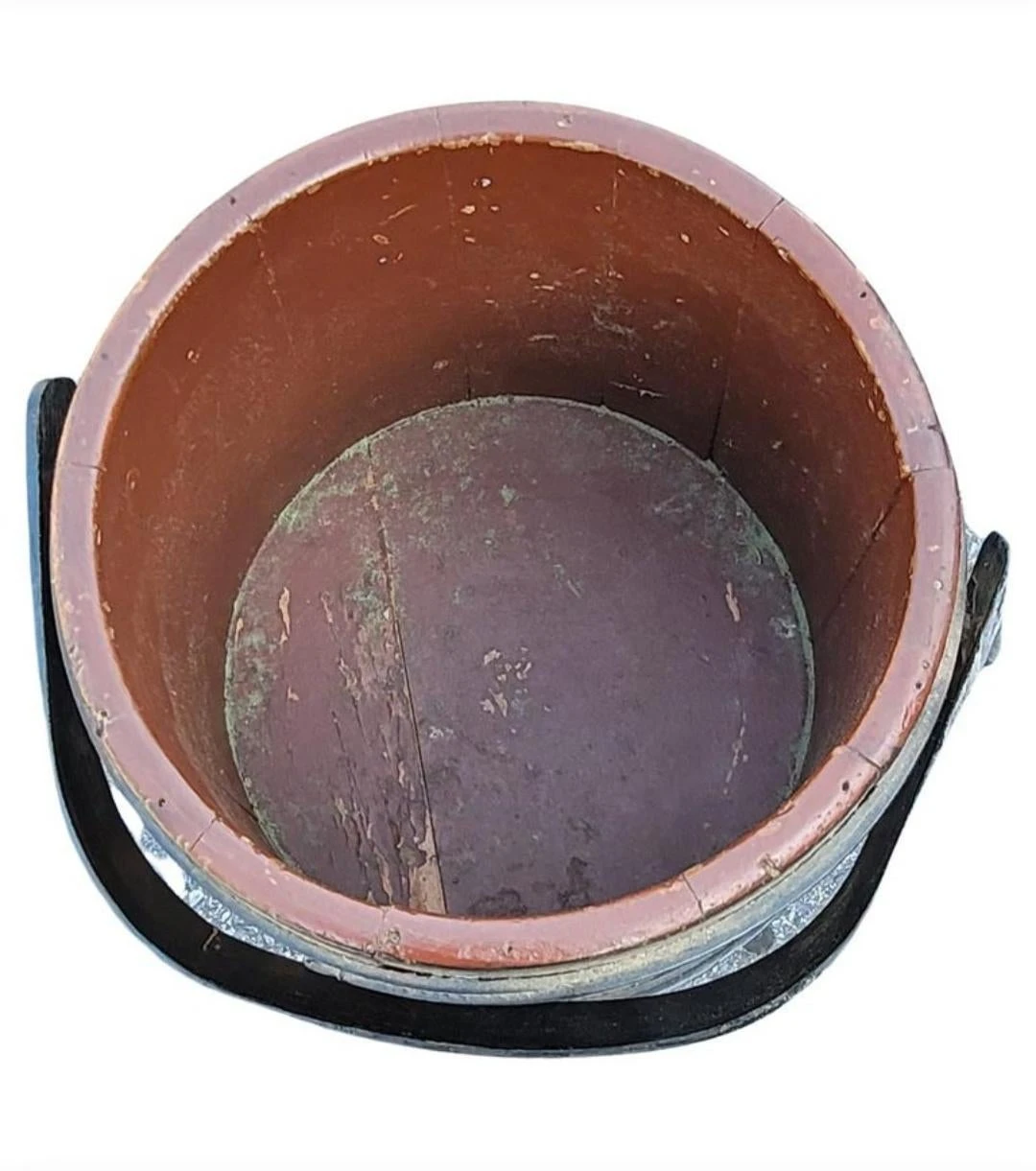 1920s Hand-Crafted, Painted And Decorated Tripod Firkin Or Sewing Bucket 6 1920s Hand-Crafted, Painted And Decorated Tripod Firkin Or Sewing Bucket - Image 6