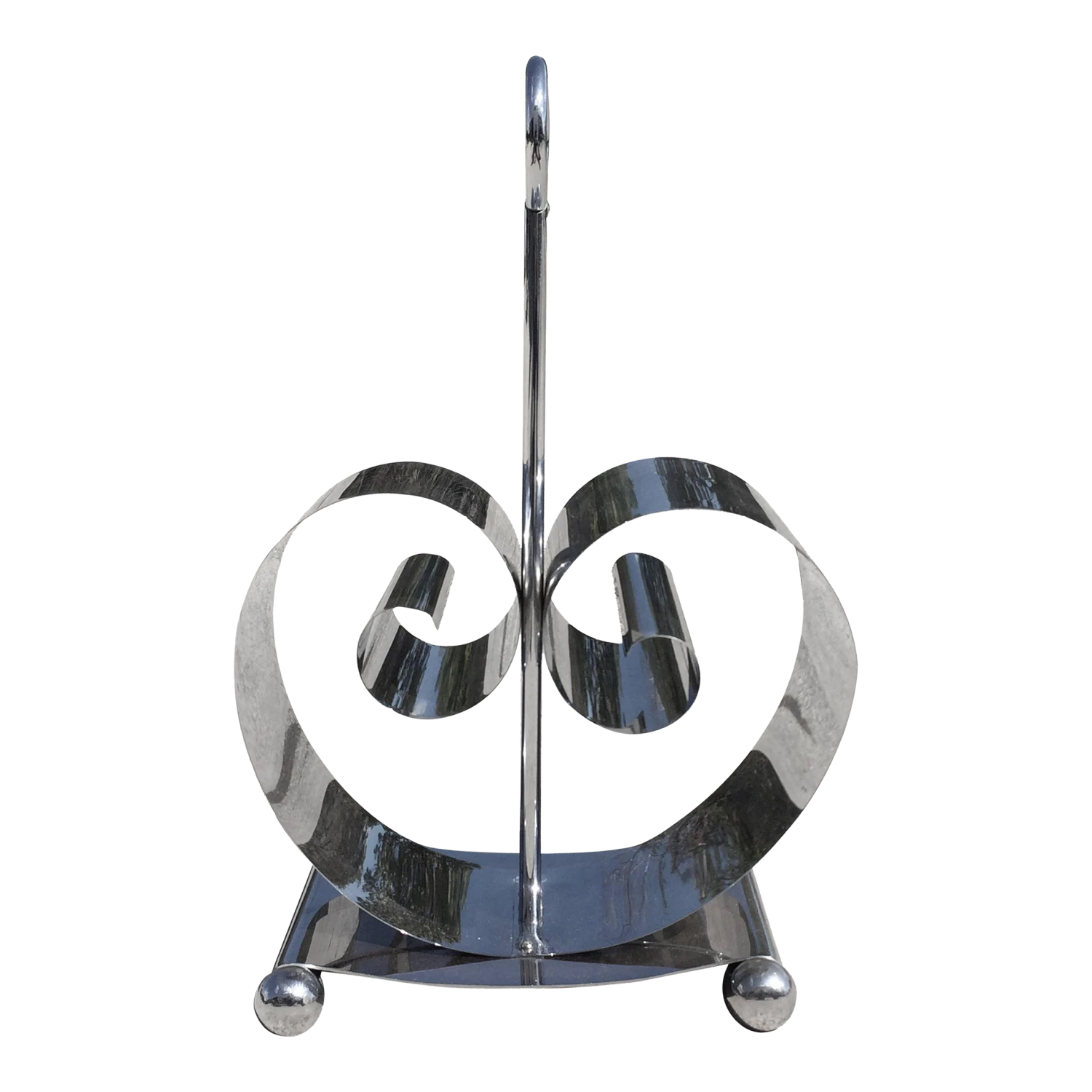 1930s Norman Bel Geddes Art Deco Magazine Rack 1 1930s Norman Bel Geddes Art Deco Magazine Rack