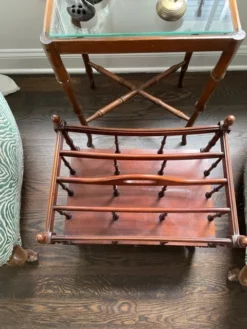 1940s Mid-Century Columbia Manufacturing Company Canterbury Magazine Rack 12 1940s Mid-Century Columbia Manufacturing Company Canterbury Magazine Rack -Chairish Shop 1940s mid century columbia manufacturing company canterbury magazine rack 1814