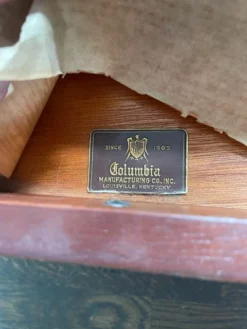 1940s Mid-Century Columbia Manufacturing Company Canterbury Magazine Rack 9 1940s Mid-Century Columbia Manufacturing Company Canterbury Magazine Rack -Chairish Shop 1940s mid century columbia manufacturing company canterbury magazine rack 5749