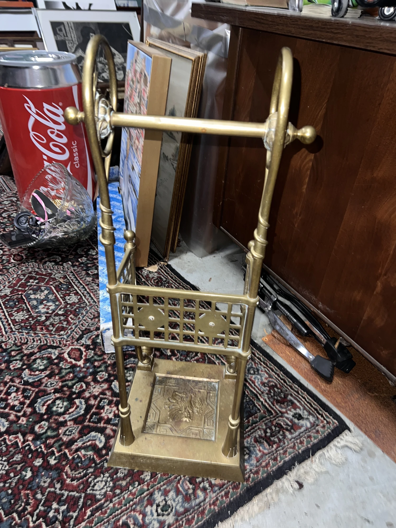 1940s Solid Brass Umbrella Stand 9 1940s Solid Brass Umbrella Stand - Image 9