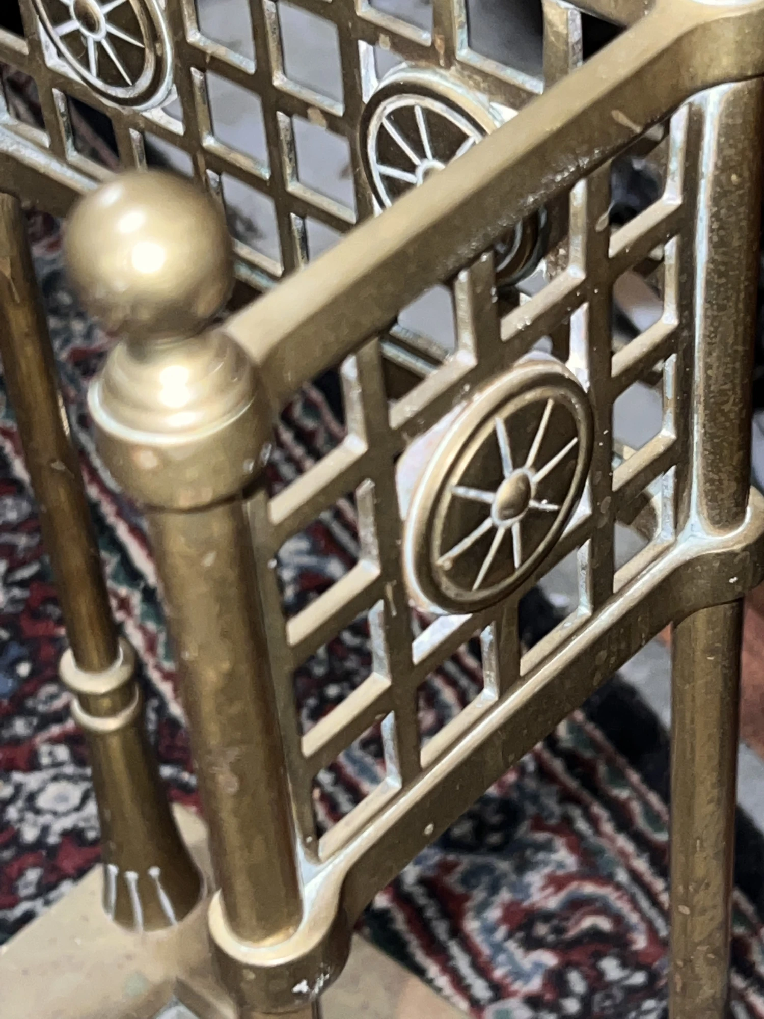 1940s Solid Brass Umbrella Stand 6 1940s Solid Brass Umbrella Stand - Image 6