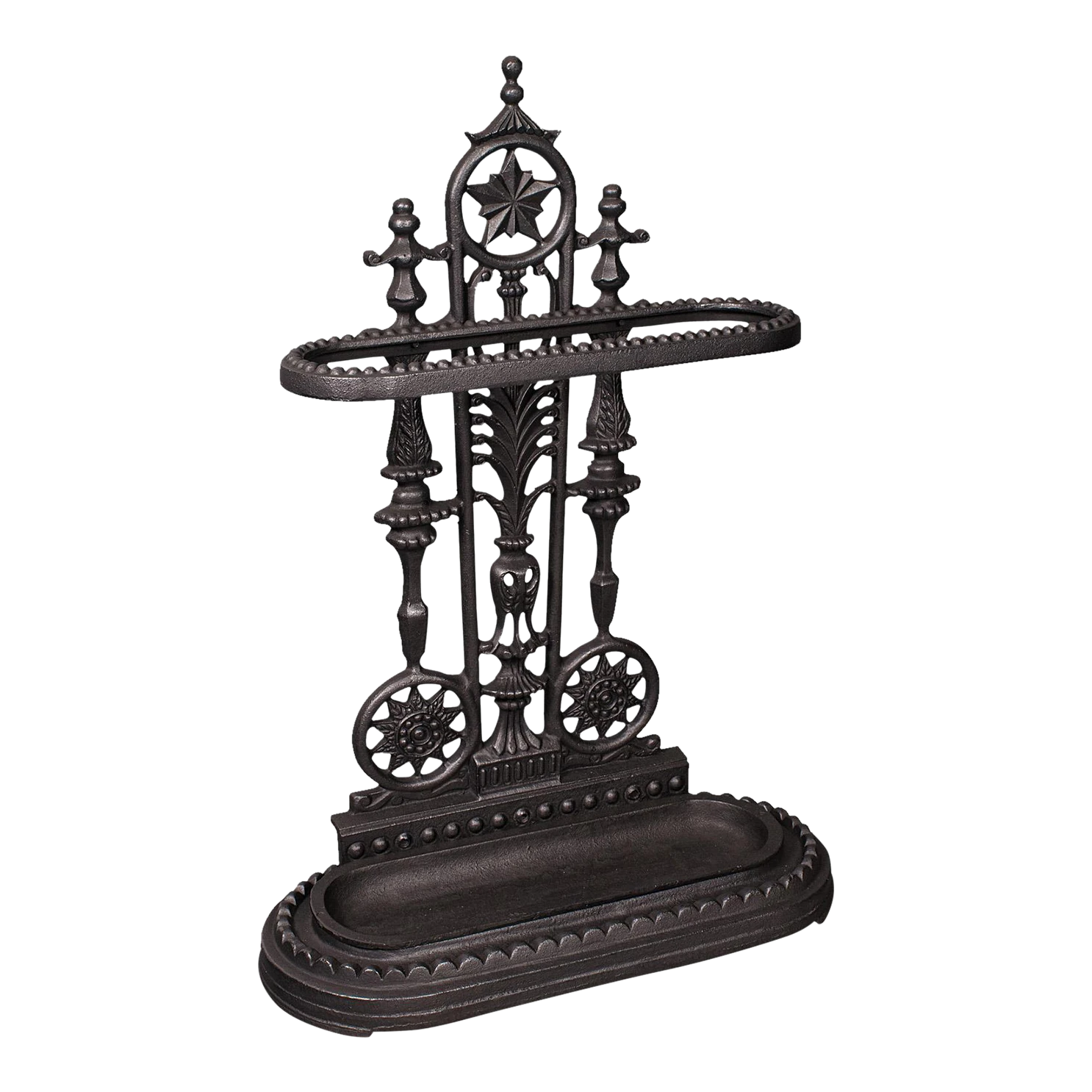 1940s Vintage Art Deco English Iron Decorative Stick Stand 1 1940s Vintage Art Deco English Iron Decorative Stick Stand