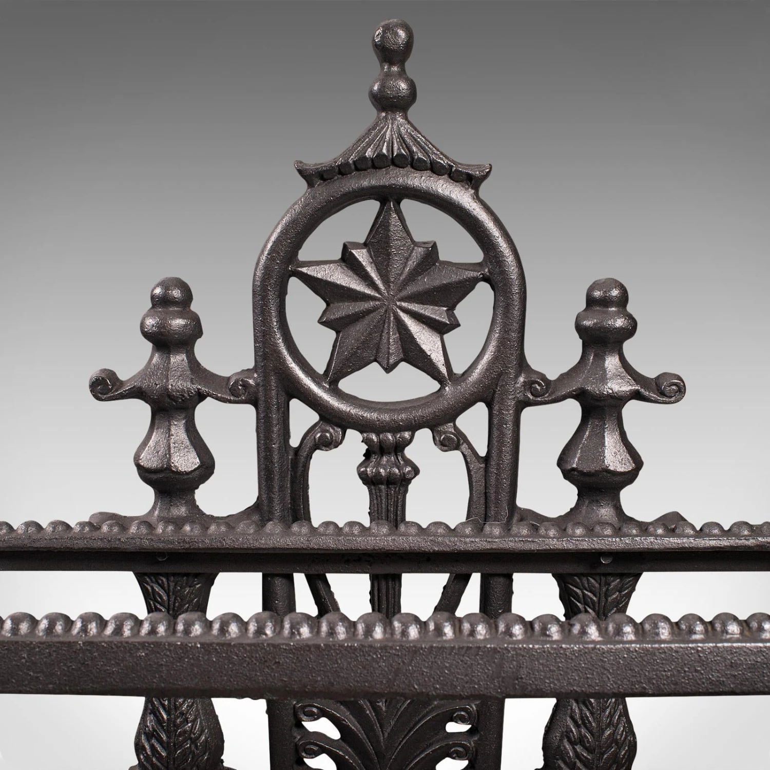 1940s Vintage Art Deco English Iron Decorative Stick Stand 7 1940s Vintage Art Deco English Iron Decorative Stick Stand - Image 7