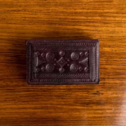 1950s African Tuareg Hand-Tooled Black Leather Box -Chairish Shop 1950s african tuareg hand tooled black leather box 3753 scaled