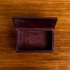 1950s African Tuareg Hand-Tooled Black Leather Box -Chairish Shop 1950s african tuareg hand tooled black leather box 6004 scaled