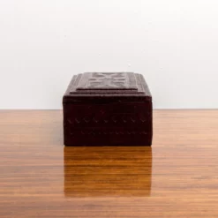 1950s African Tuareg Hand-Tooled Black Leather Box -Chairish Shop 1950s african tuareg hand tooled black leather box 9565 scaled