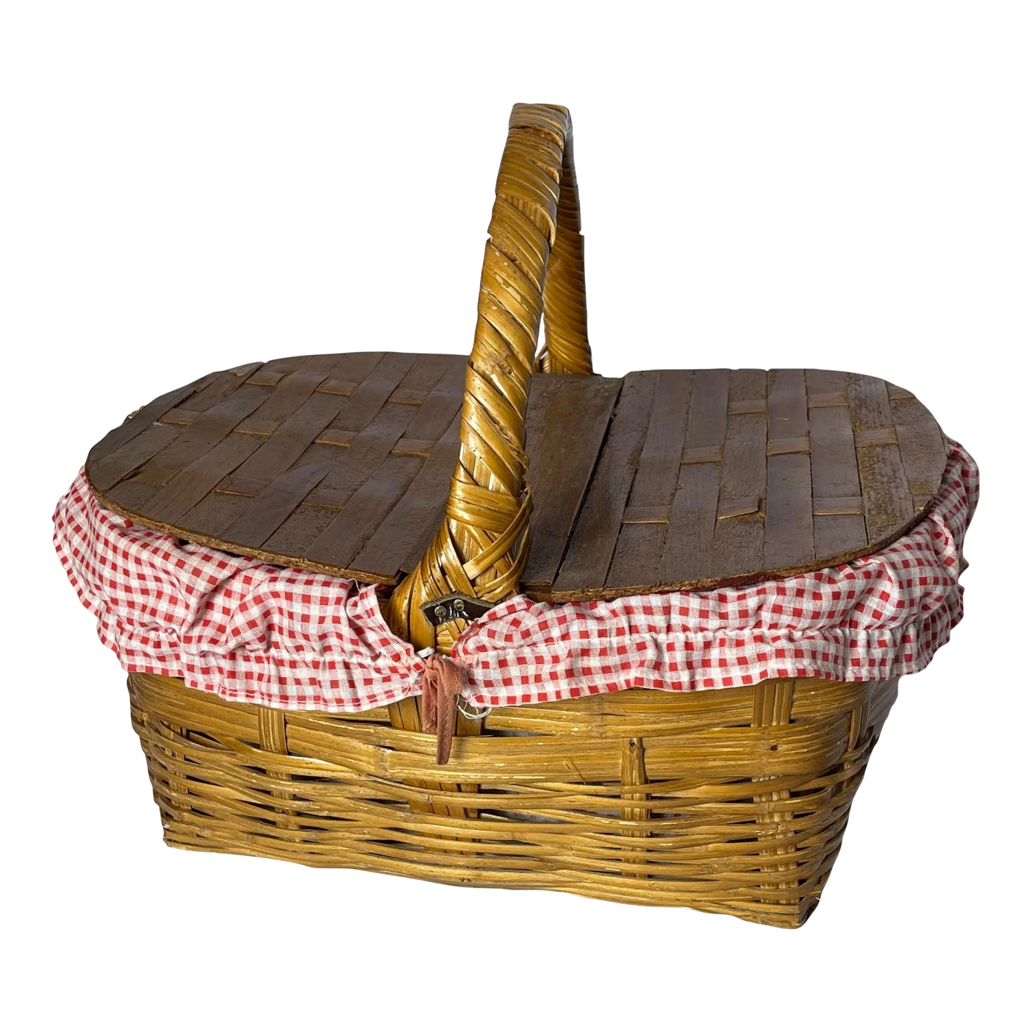 1950’s Americana Picnic Basket 1 1950’s Americana Picnic Basket