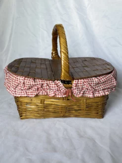 1950’s Americana Picnic Basket 10 1950’s Americana Picnic Basket -Chairish Shop 1950s americana picnic basket 4201
