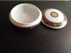 Chairish Shop -Chairish Shop 1950s bacchus limoges france round porcelain trinket box 2193 scaled