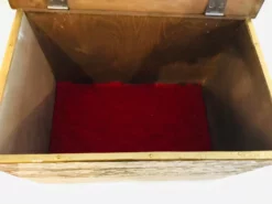 1950s Faux Bois Brass Clad Wooden Storage Box With Egg & Dart Embossed Top Traditional Home 19 1950s Faux Bois Brass Clad Wooden Storage Box With Egg & Dart Embossed Top Traditional Home -Chairish Shop 1950s faux bois brass clad wooden storage box with egg and dart embossed top traditional home 1155 scaled