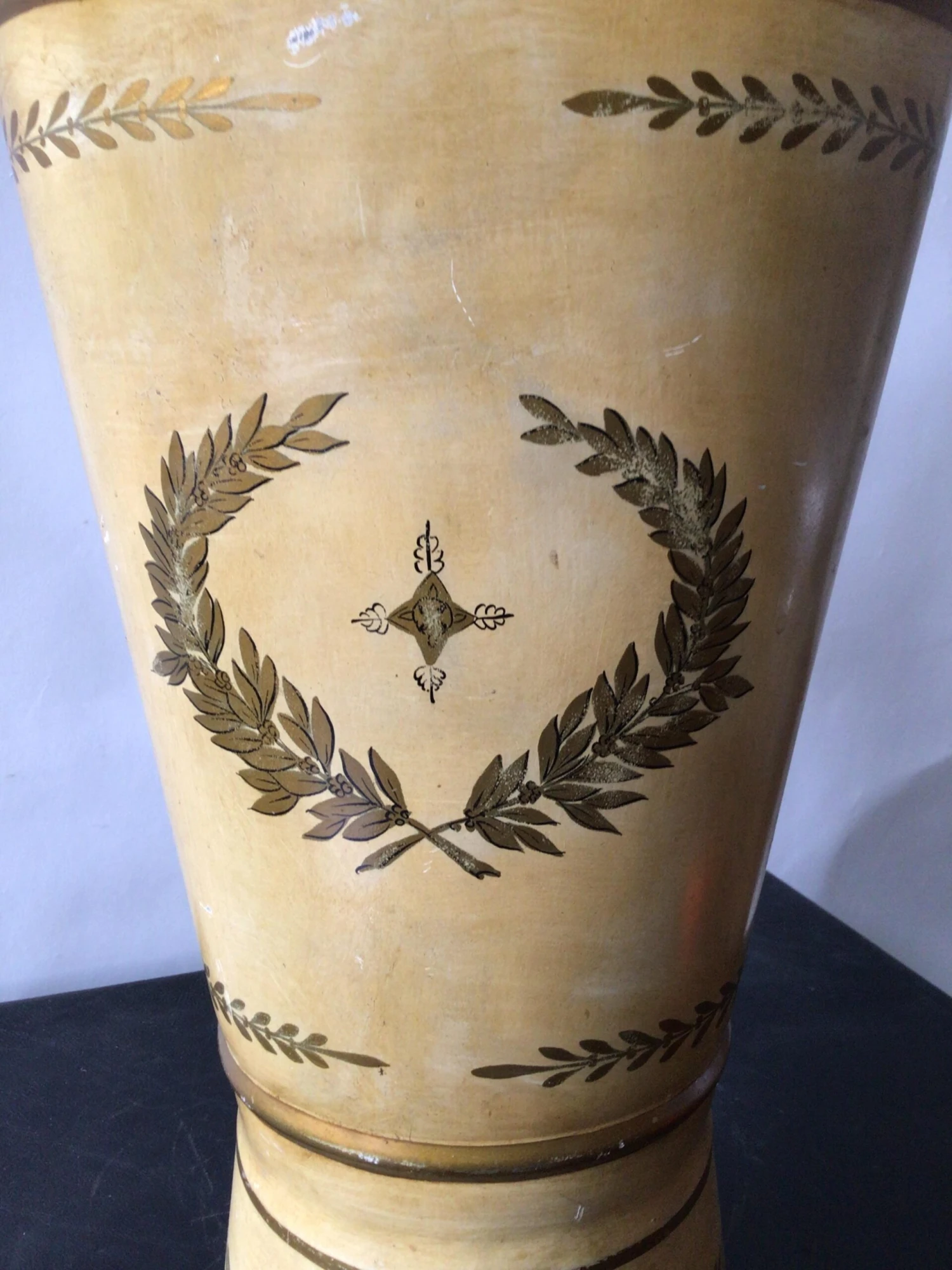 1950s French Neo Classical Tole Umbrella Stand 9 1950s French Neo Classical Tole Umbrella Stand - Image 9