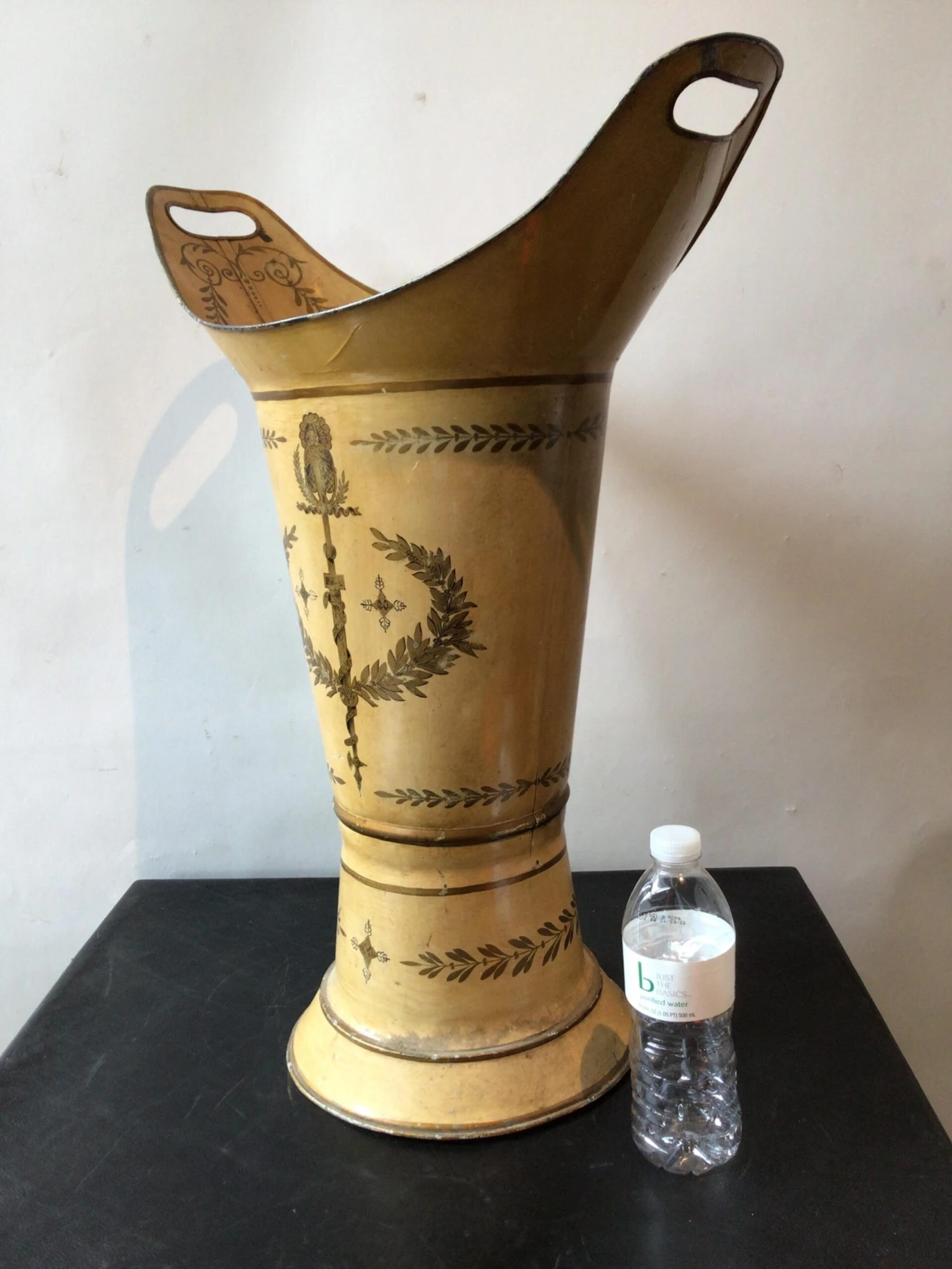 1950s French Neo Classical Tole Umbrella Stand 2 1950s French Neo Classical Tole Umbrella Stand - Image 2