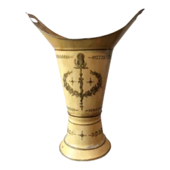 1950s French Neo Classical Tole Umbrella Stand