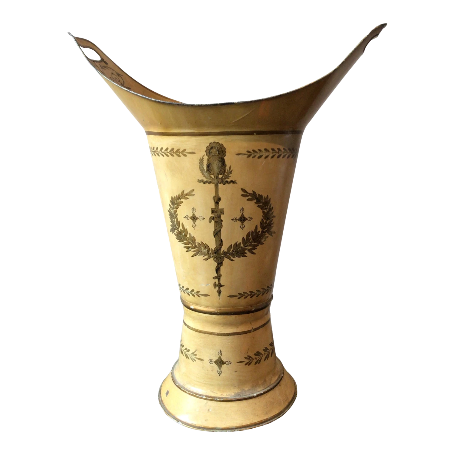 1950s French Neo Classical Tole Umbrella Stand 1 1950s French Neo Classical Tole Umbrella Stand