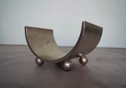 1950's Mid-Century Modern Bentwood Silver Leaf Magazine Rack 12 1950's Mid-Century Modern Bentwood Silver Leaf Magazine Rack -Chairish Shop 1950s mid century modern bentwood silver leaf magazine rack 8576