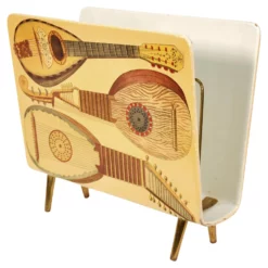 1950s Piero Fornasetti Strumenti Musicali Magazine Rack, Musical Instruments Theme -Chairish Shop 1950s piero fornasetti strumenti musicali magazine rack musical instruments theme 8811