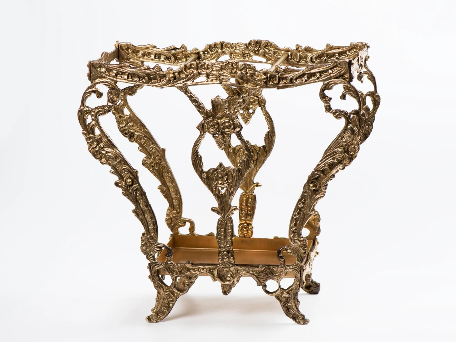 1950s Spanish Brass Umbrella Or Cane Stand 2 1950s Spanish Brass Umbrella Or Cane Stand - Image 2