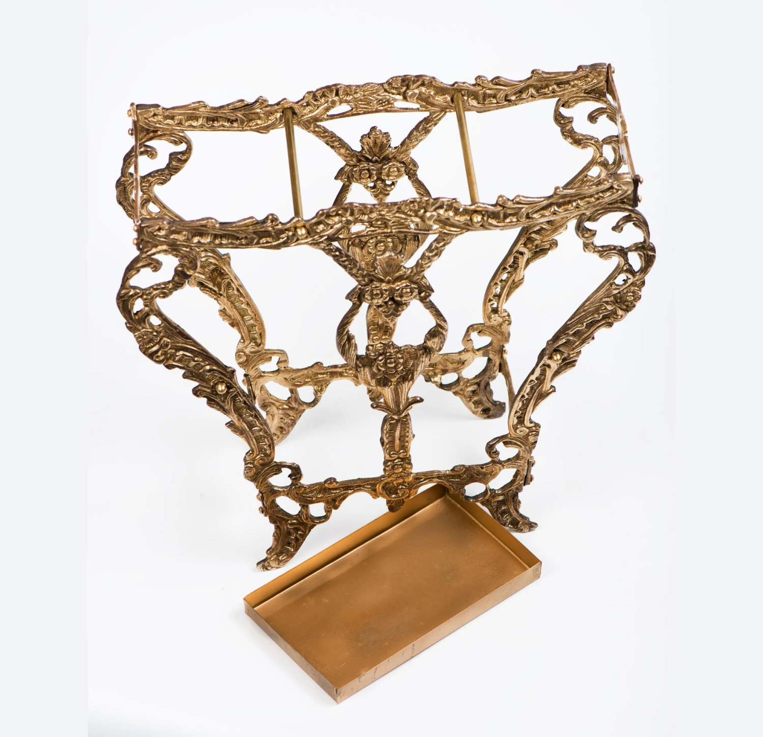 1950s Spanish Brass Umbrella Or Cane Stand 8 1950s Spanish Brass Umbrella Or Cane Stand - Image 8