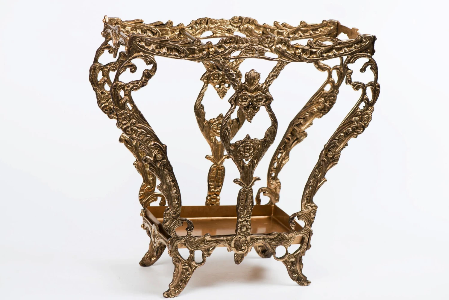 1950s Spanish Brass Umbrella Or Cane Stand 7 1950s Spanish Brass Umbrella Or Cane Stand - Image 7