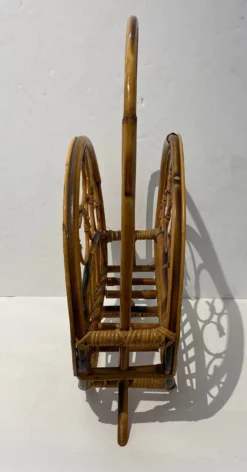 1960s Italian Magazine Holder Bamboo & Rattan Magazine Rack 14 1960s Italian Magazine Holder Bamboo & Rattan Magazine Rack -Chairish Shop 1960s italian magazine holder bamboo and rattan magazine rack 2901 scaled