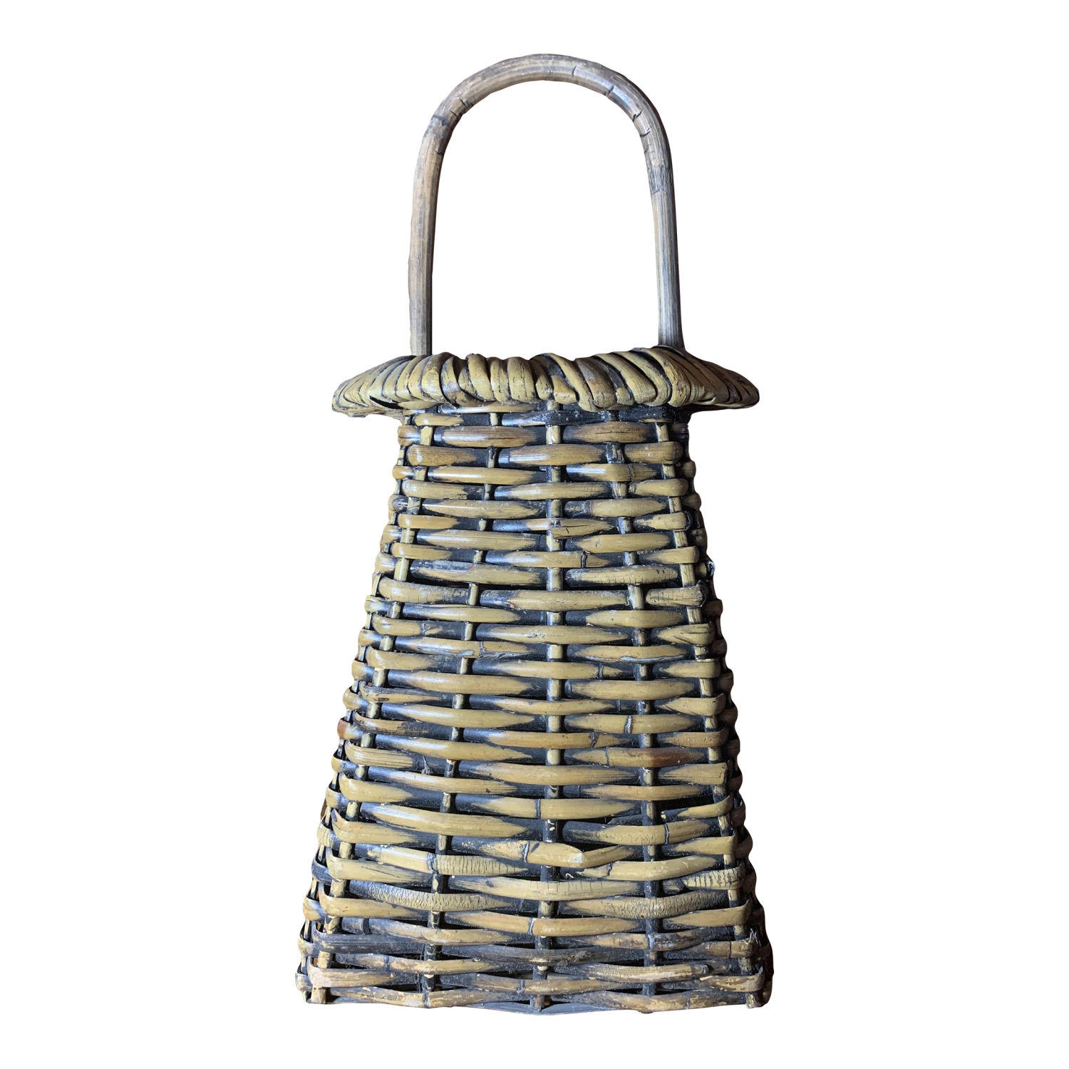 1960s Large Rattan Basket 1 1960s Large Rattan Basket