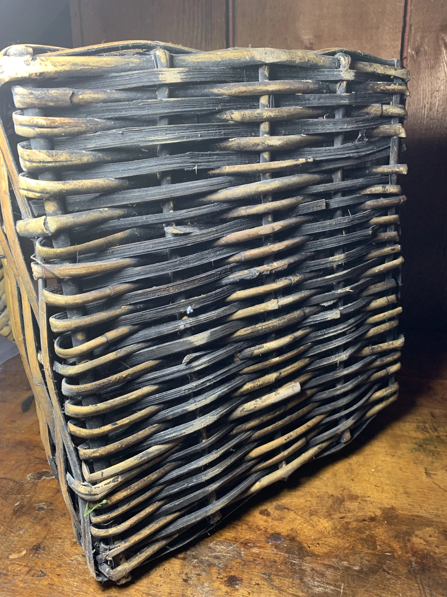 1960s Large Rattan Basket 6 1960s Large Rattan Basket - Image 6