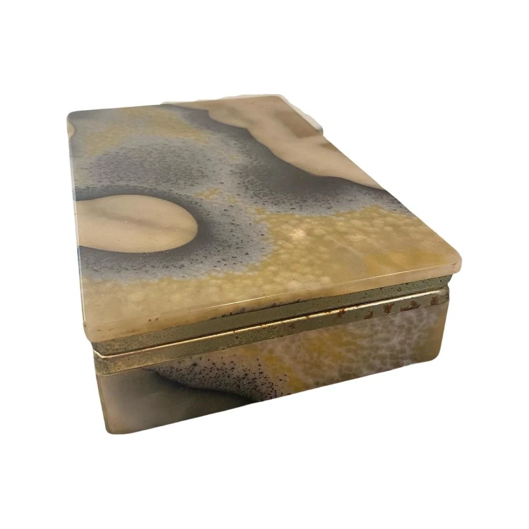 1960s Mid Century Modern Alabaster Box 2 1960s Mid Century Modern Alabaster Box - Image 2