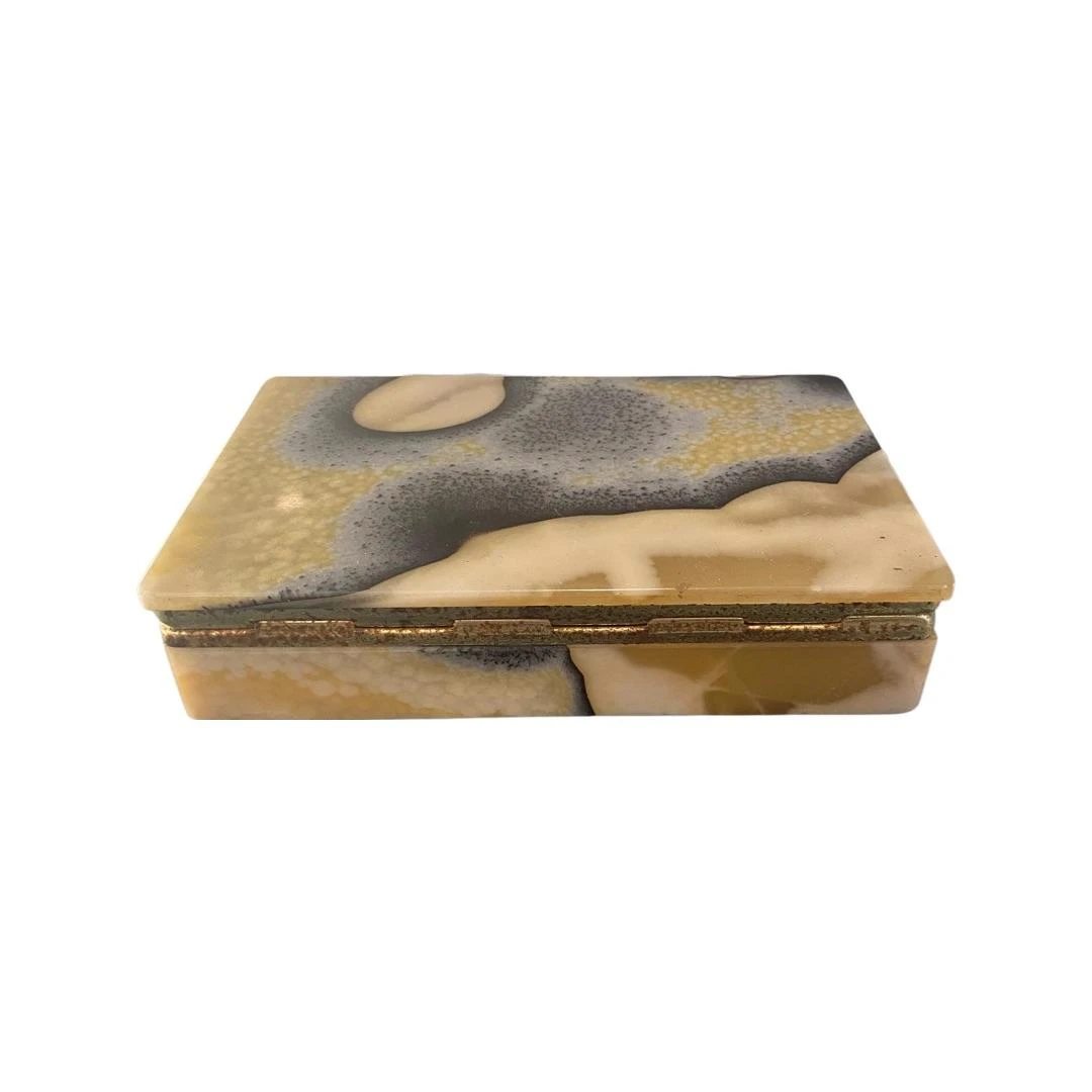 1960s Mid Century Modern Alabaster Box 3 1960s Mid Century Modern Alabaster Box - Image 3