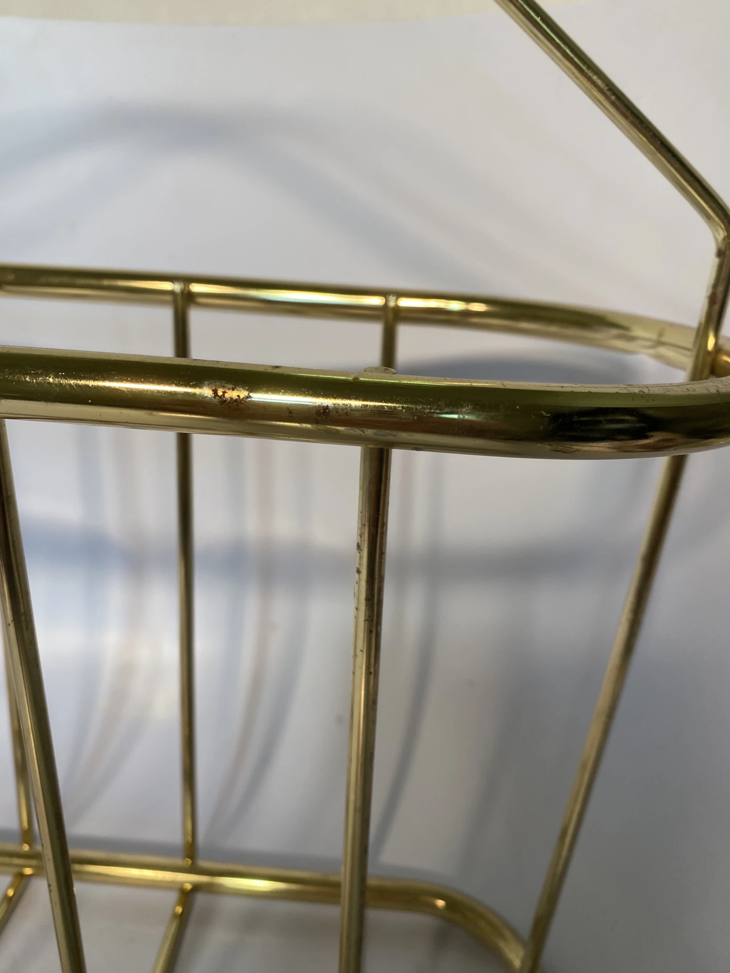 1960s Mid-Century Modern Brass Magazine Rack 6 1960s Mid-Century Modern Brass Magazine Rack - Image 6