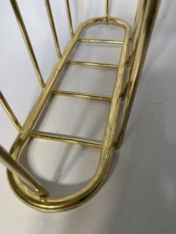 1960s Mid-Century Modern Brass Magazine Rack 11 1960s Mid-Century Modern Brass Magazine Rack -Chairish Shop 1960s mid century modern brass magazine rack 9918