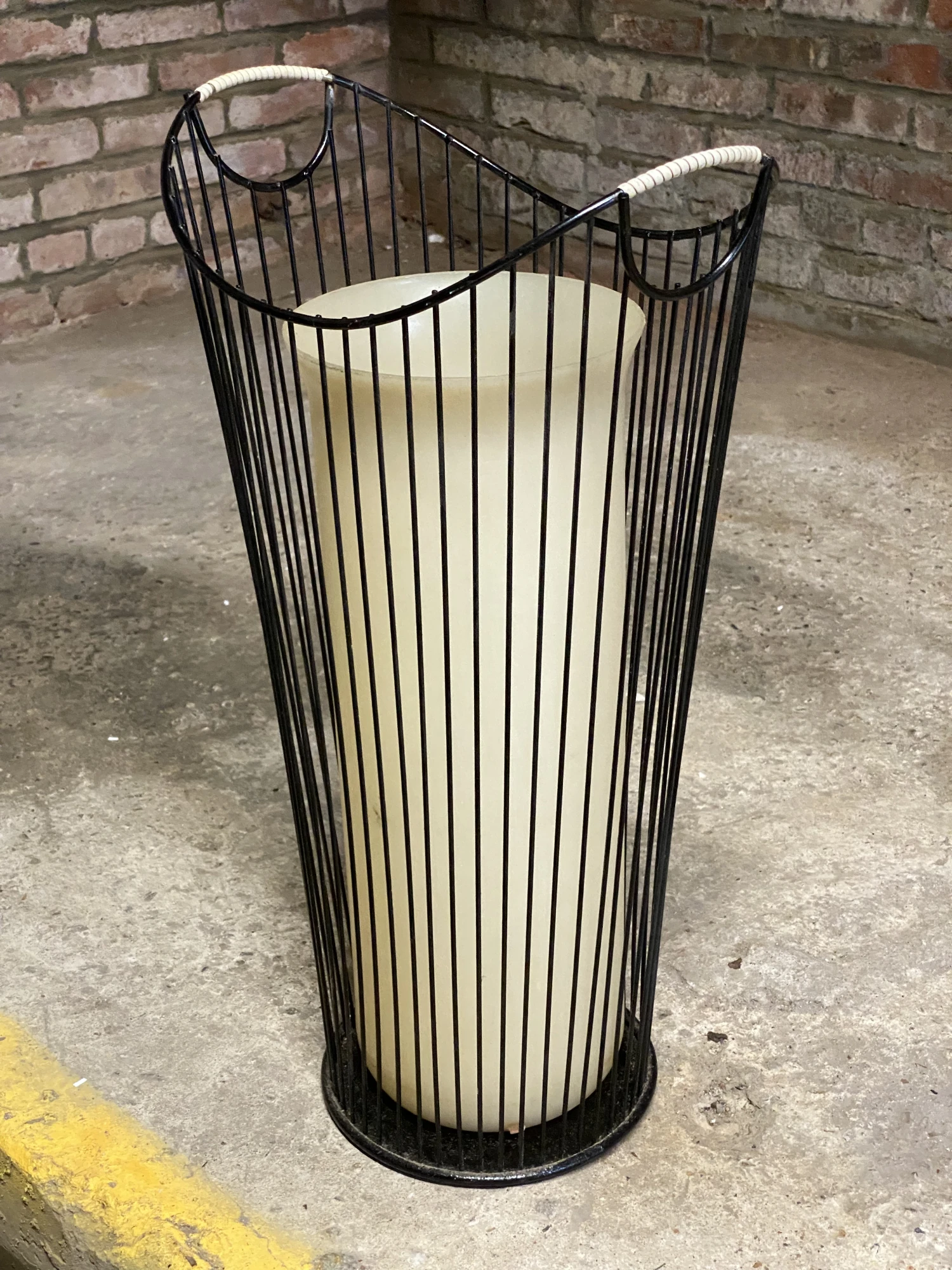 1960s Mid Century Modern Wire Rod Umbrella Stand 3 1960s Mid Century Modern Wire Rod Umbrella Stand - Image 3