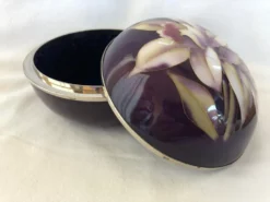 1960s Vintage Japanese Cloisonne Box With Lid, Marked Ando -Chairish Shop 1960s vintage japanese cloisonne box with lid marked ando 8249 scaled