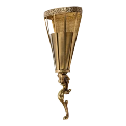 1960s Wall Mounted Brass Umbrella Stand