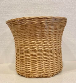 1970’s Boho Handmade Wicker Planter -Chairish Shop 1970s boho handmade wicker planter 8186