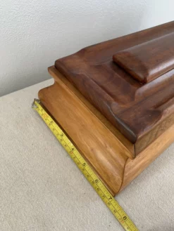 1970s Boho Style Hippie Wooden Stash Box 15 1970s Boho Style Hippie Wooden Stash Box -Chairish Shop 1970s boho style hippie wooden stash box 0181