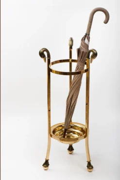 1970s Brass Swan Head Umbrella Or Walking Stick Stand -Chairish Shop 1970s brass swan head umbrella or walking stick stand 2497