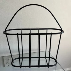 1970s Mid-Century Black Matte Metal Magazine Rack 15 1970s Mid-Century Black Matte Metal Magazine Rack -Chairish Shop 1970s mid century black matte metal magazine rack 7064 scaled
