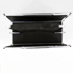 1970s Modernist Metal Newspaper Magazine Stand, E. Höglund Sweden -Chairish Shop 1970s modernist metal newspaper magazine stand e hoglund sweden 0198