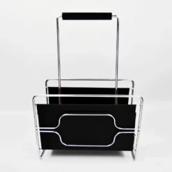 1970s Modernist Metal Newspaper Magazine Stand, E. Höglund Sweden -Chairish Shop 1970s modernist metal newspaper magazine stand e hoglund sweden 1299