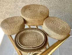 1970s Nesting Lidded Oblong Handwoven Grass Baskets - Set Of 3 -Chairish Shop 1970s nesting lidded oblong handwoven grass baskets set of 3 7908 scaled