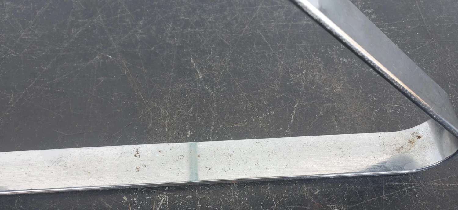 1970s Raymor Glass And Chrome Magazine Rack 6 1970s Raymor Glass And Chrome Magazine Rack - Image 6