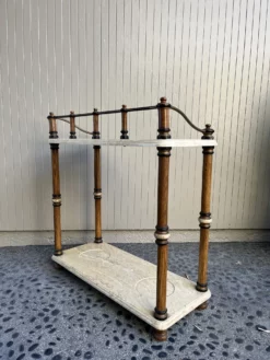 1970s Vintage Marble Umbrella & Plant Stand -Chairish Shop 1970s vintage marble umbrella and plant stand 4114