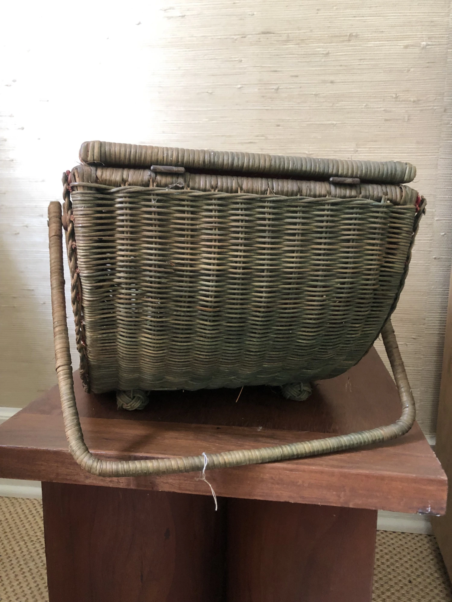 1970s Vintage Watermelon Picnic Basket 6 1970s Vintage Watermelon Picnic Basket - Image 6