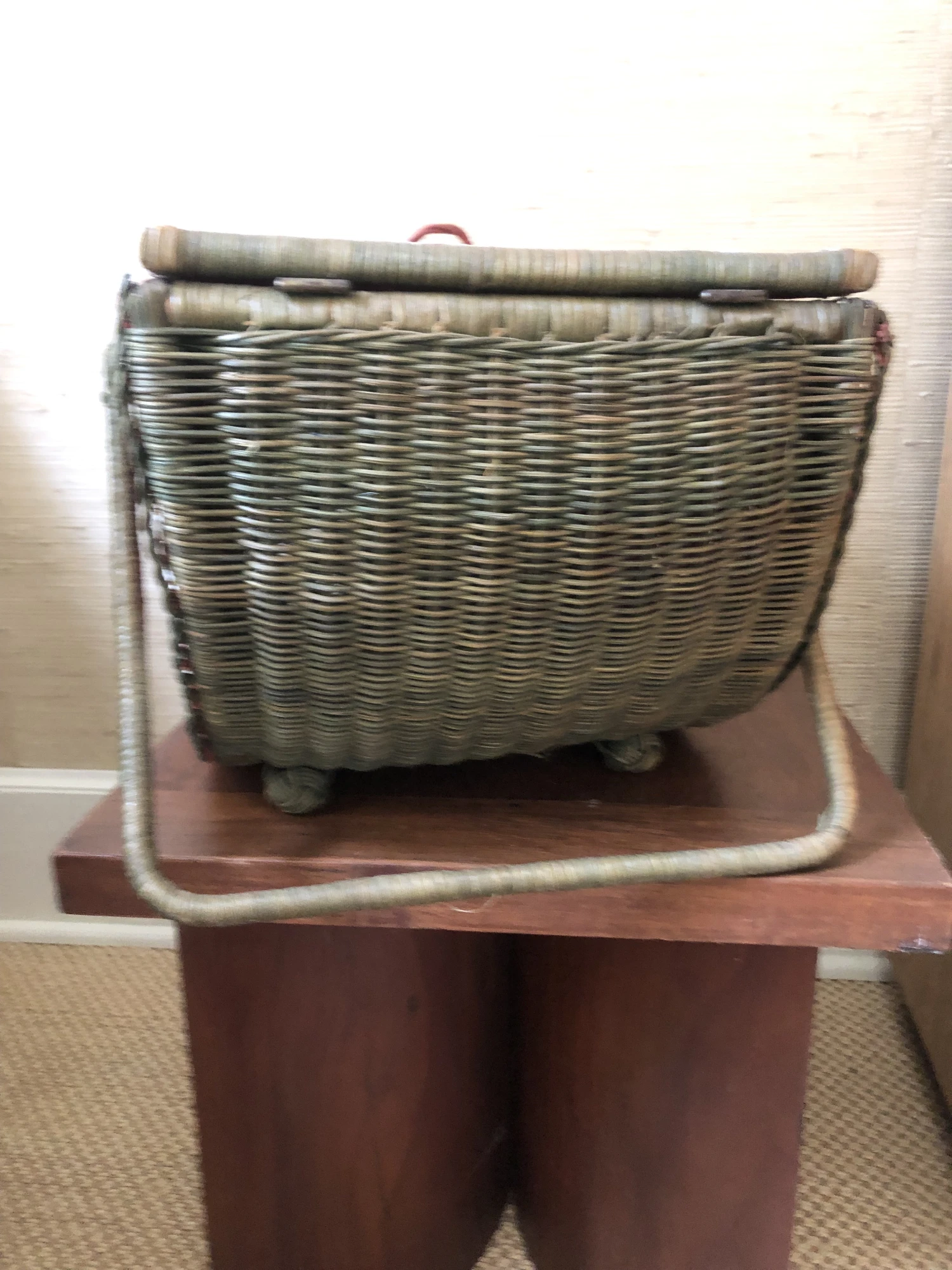 1970s Vintage Watermelon Picnic Basket 7 1970s Vintage Watermelon Picnic Basket - Image 7