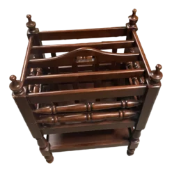 1970s Wooden Magazine Holder