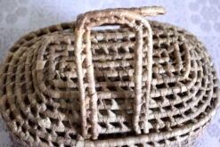 1970s Woven Lidded Basket With Handles 19 1970s Woven Lidded Basket With Handles -Chairish Shop 1970s woven lidded basket with handles 0263 scaled